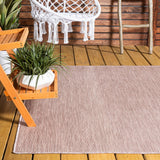 Nieleon Ethan Modern Flatweave Solid Indoor/Outdoor Area Rug