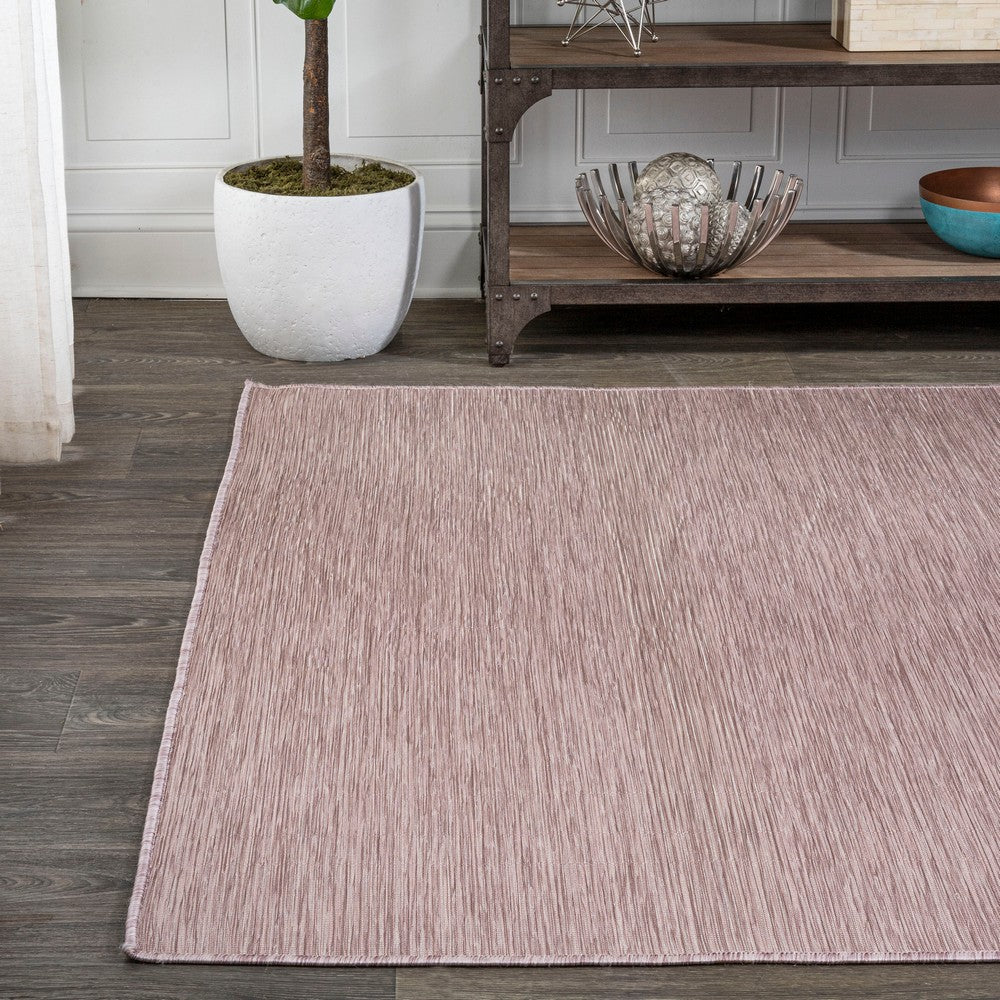 Nieleon Ethan Modern Flatweave Solid Indoor/Outdoor Area Rug