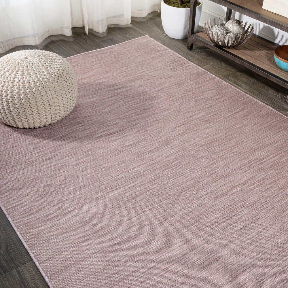 Nieleon Ethan Modern Flatweave Solid Indoor/Outdoor Area Rug