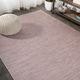 Nieleon Ethan Modern Flatweave Solid Indoor/Outdoor Area Rug