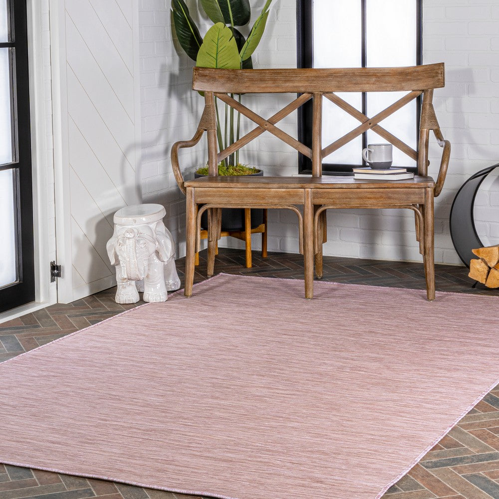 Nieleon Ethan Modern Flatweave Solid Indoor/Outdoor Area Rug