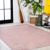 Nieleon Ethan Modern Flatweave Solid Indoor/Outdoor Area Rug