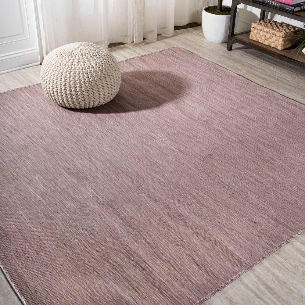 Nieleon Ethan Modern Flatweave Solid Indoor/Outdoor Area Rug