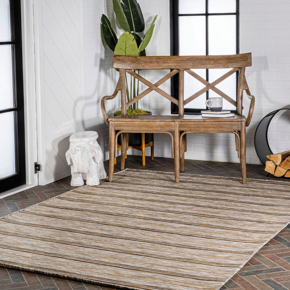 Ernard Bo Modern Farmhouse Wide Indoor/Outdoor Area Rug