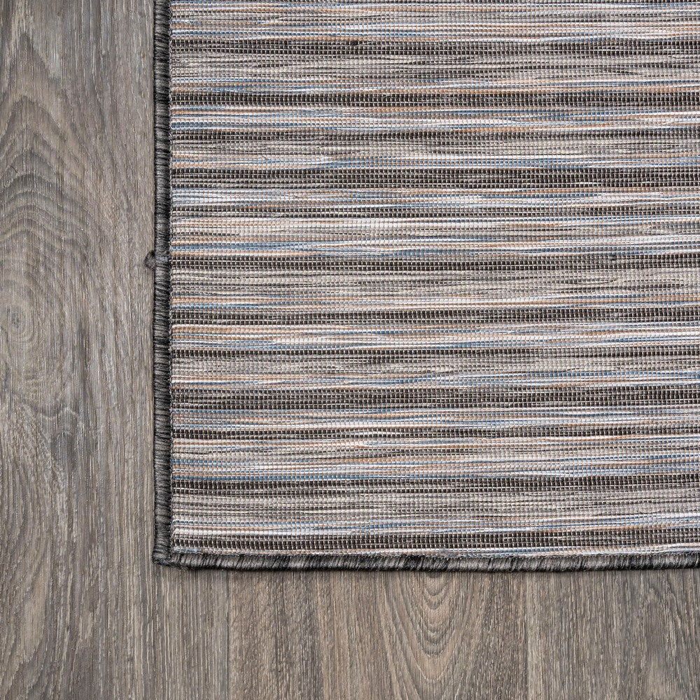 Aerelm Finn Modern Farmhouse Pinstripe Indoor/Outdoor Area Rug