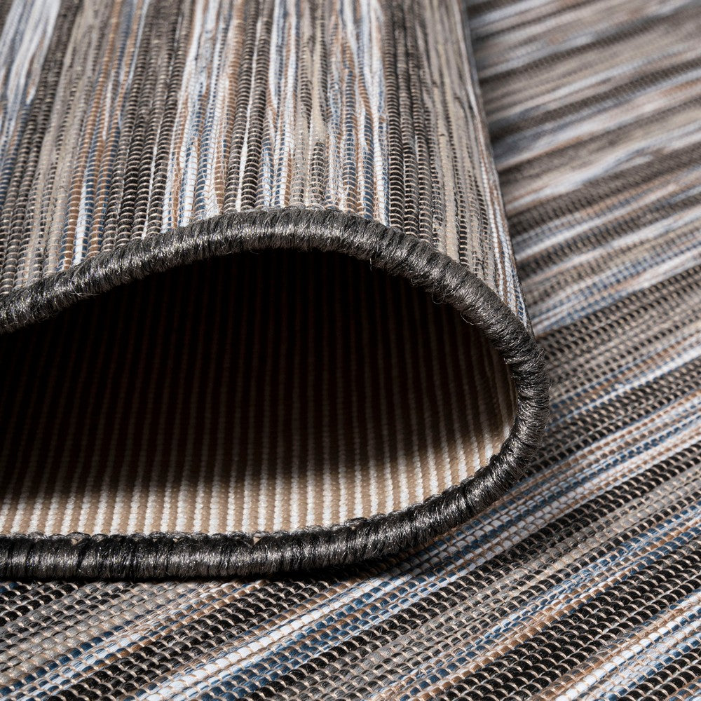 Aerelm Finn Modern Farmhouse Pinstripe Indoor/Outdoor Area Rug