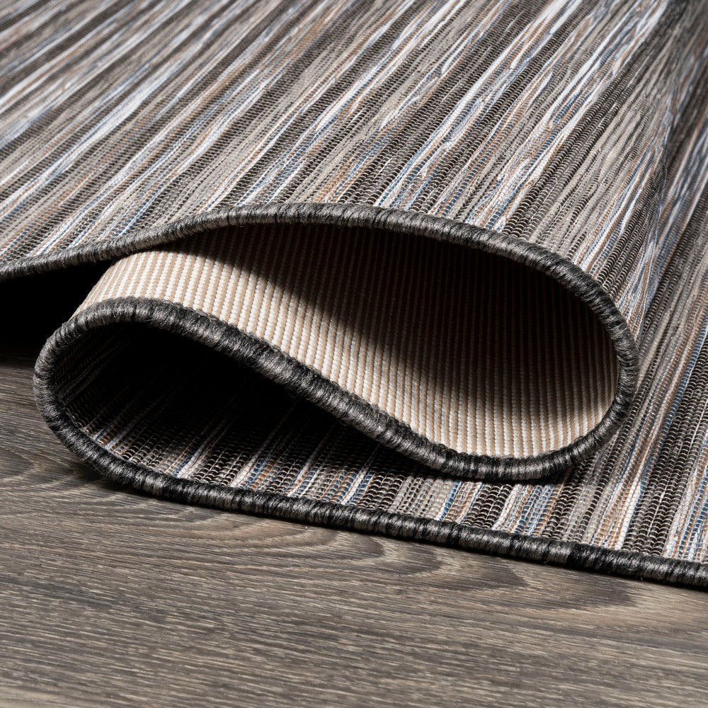 Aerelm Finn Modern Farmhouse Pinstripe Indoor/Outdoor Area Rug