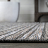 Aerelm Finn Modern Farmhouse Pinstripe Indoor/Outdoor Area Rug