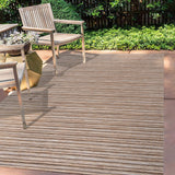 Aerelm Finn Modern Farmhouse Pinstripe Indoor/Outdoor Area Rug