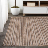 Aerelm Finn Modern Farmhouse Pinstripe Indoor/Outdoor Area Rug