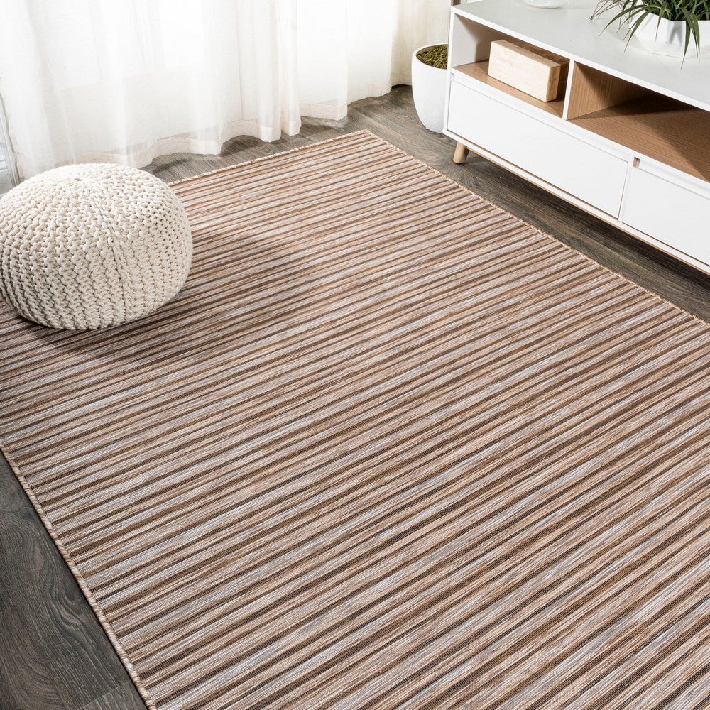 Aerelm Finn Modern Farmhouse Pinstripe Indoor/Outdoor Area Rug