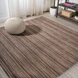 Aeran Finn Modern Farmhouse Pinstripe Indoor/Outdoor Area Rug