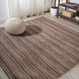 Aeran Finn Modern Farmhouse Pinstripe Indoor/Outdoor Area Rug
