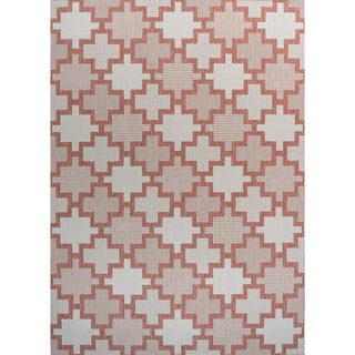 Alfresco Modern Geometric Tile Pattern Indoor/Outdoor Area Rug