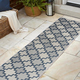 Alfresco Modern Geometric Tile Pattern Indoor/Outdoor Area Rug