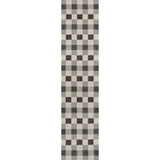 Courtyard Traditional Geometric Bold Gingham Indoor/Outdoor Area Rug