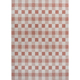 Courtyard Traditional Geometric Bold Gingham Indoor/Outdoor Area Rug
