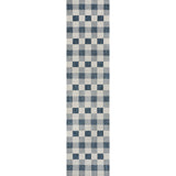 Courtyard Traditional Geometric Bold Gingham Indoor/Outdoor Area Rug
