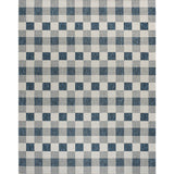 Courtyard Traditional Geometric Bold Gingham Indoor/Outdoor Area Rug