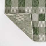 Courtyard Traditional Geometric Bold Gingham Indoor/Outdoor Area Rug