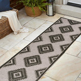 Antique Geometric Moroccan Diamond Indoor/Outdoor Area Rug