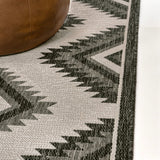 Antique Geometric Moroccan Diamond Indoor/Outdoor Area Rug