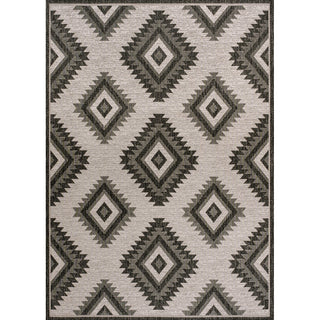 Antique Geometric Moroccan Diamond Indoor/Outdoor Area Rug