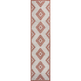 Antique Geometric Moroccan Diamond Indoor/Outdoor Area Rug
