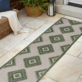 Antique Geometric Moroccan Diamond Indoor/Outdoor Area Rug