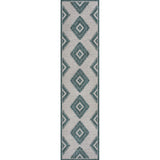 Antique Geometric Moroccan Diamond Indoor/Outdoor Area Rug