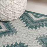 Antique Geometric Moroccan Diamond Indoor/Outdoor Area Rug