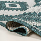 Antique Geometric Moroccan Diamond Indoor/Outdoor Area Rug