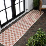 Laurel Traditional Cottage Checkerboard Indoor/Outdoor Area Rug