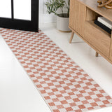 Laurel Traditional Cottage Checkerboard Indoor/Outdoor Area Rug