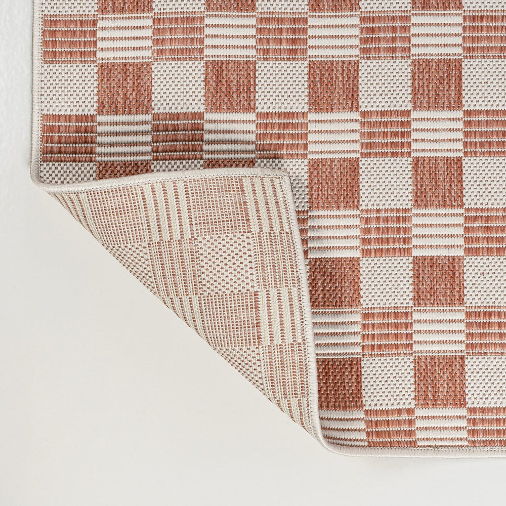 Laurel Traditional Cottage Checkerboard Indoor/Outdoor Area Rug