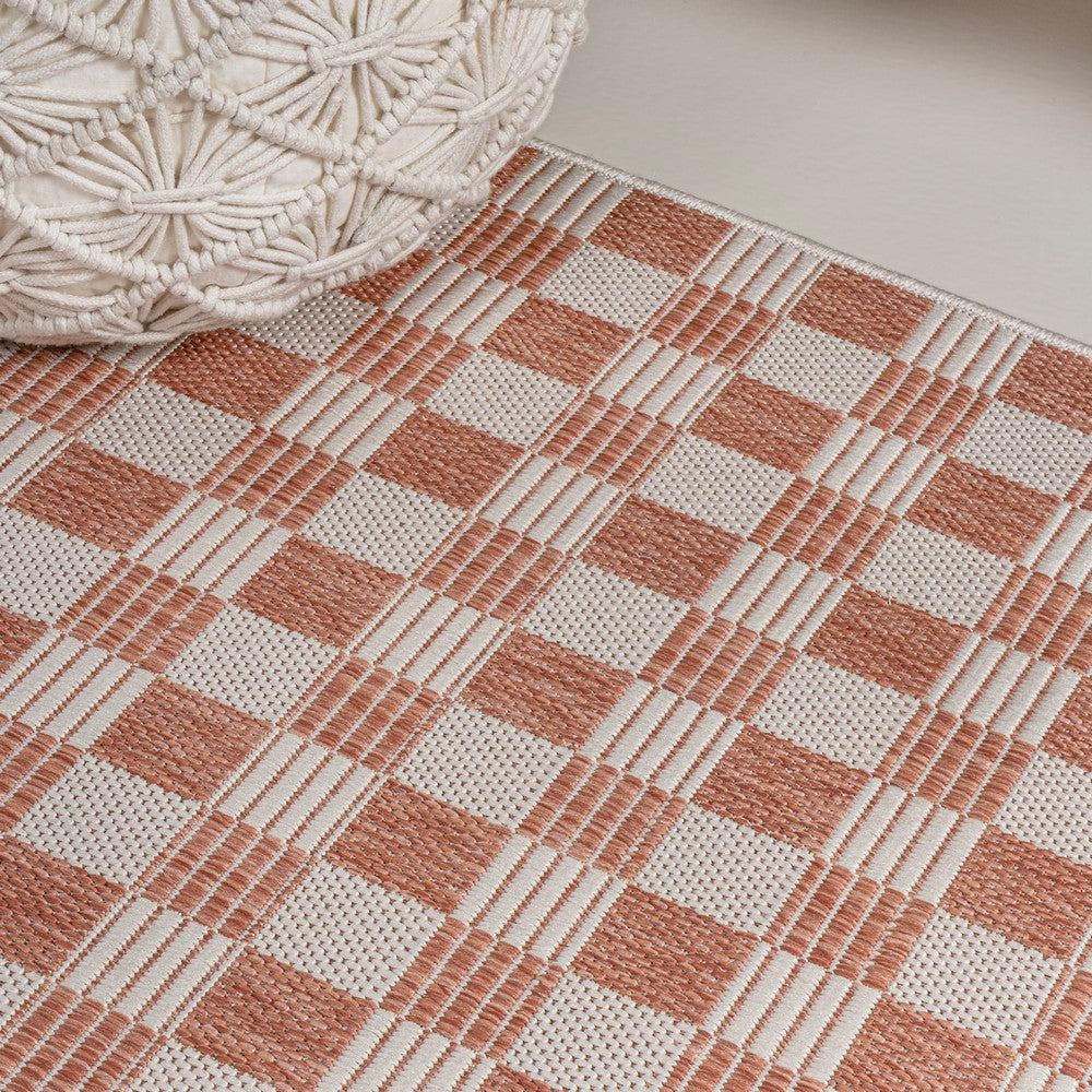 Laurel Traditional Cottage Checkerboard Indoor/Outdoor Area Rug