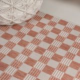 Laurel Traditional Cottage Checkerboard Indoor/Outdoor Area Rug