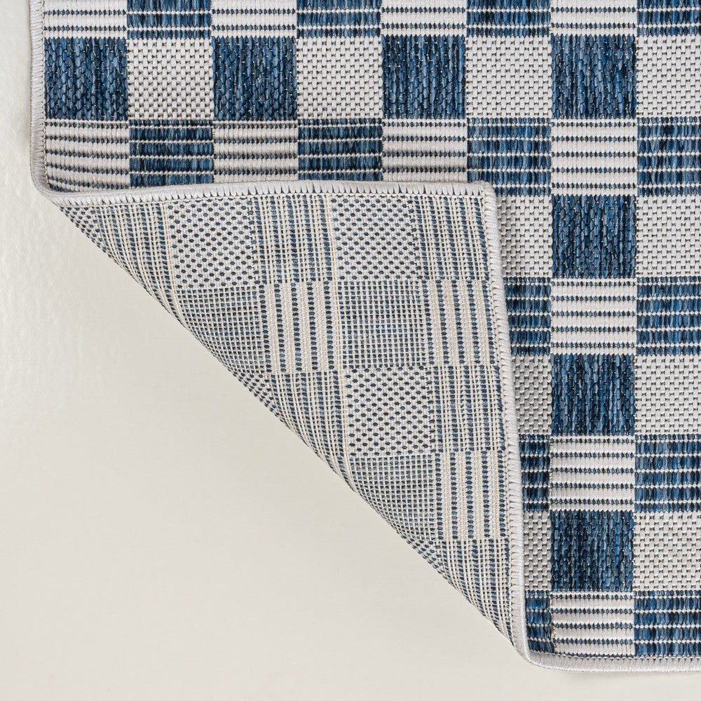 Laurel Traditional Cottage Checkerboard Indoor/Outdoor Area Rug