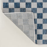 Laurel Traditional Cottage Checkerboard Indoor/Outdoor Area Rug