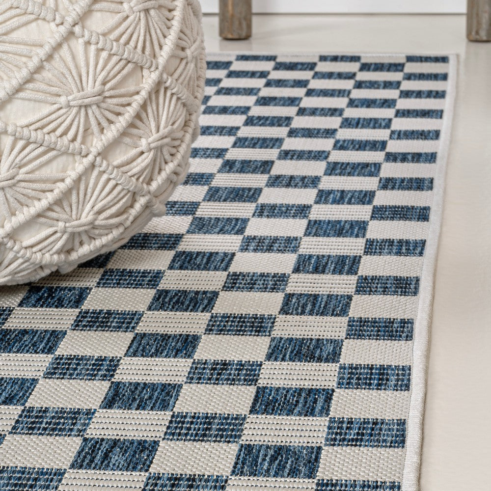 Laurel Traditional Cottage Checkerboard Indoor/Outdoor Area Rug