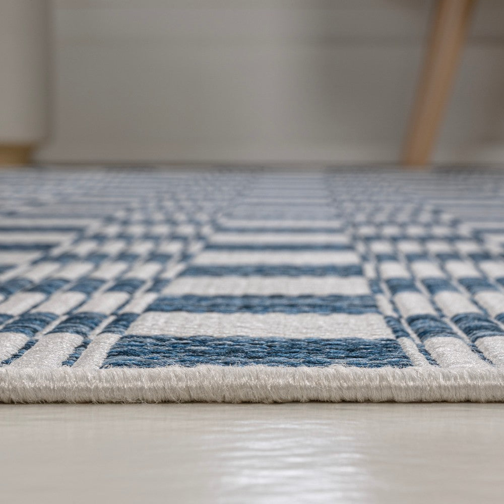 Laurel Traditional Cottage Checkerboard Indoor/Outdoor Area Rug