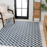 Laurel Traditional Cottage Checkerboard Indoor/Outdoor Area Rug