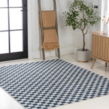 Laurel Traditional Cottage Checkerboard Indoor/Outdoor Area Rug