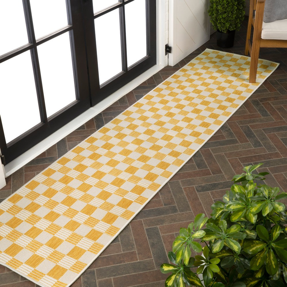 Laurel Traditional Cottage Checkerboard Indoor/Outdoor Area Rug