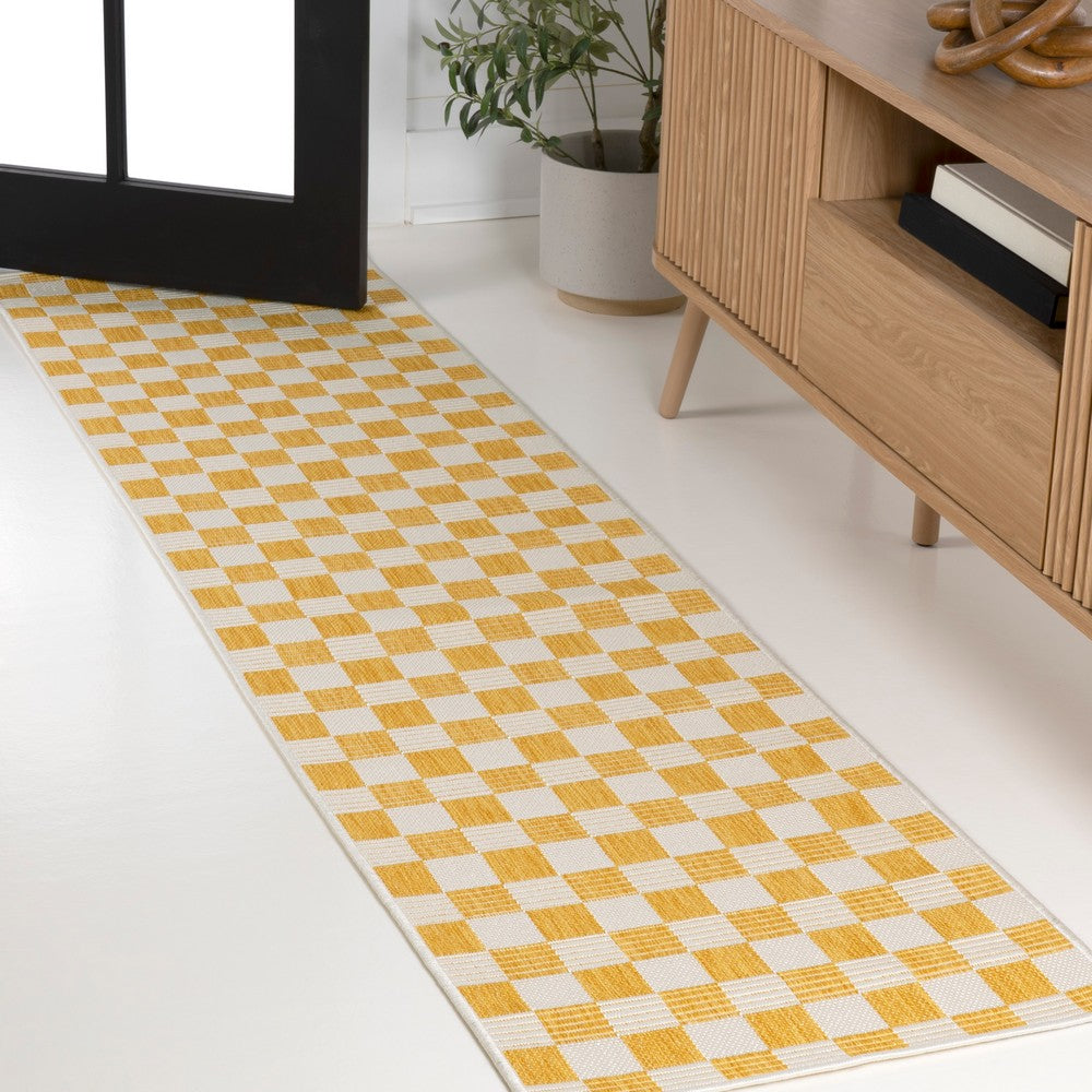 Laurel Traditional Cottage Checkerboard Indoor/Outdoor Area Rug