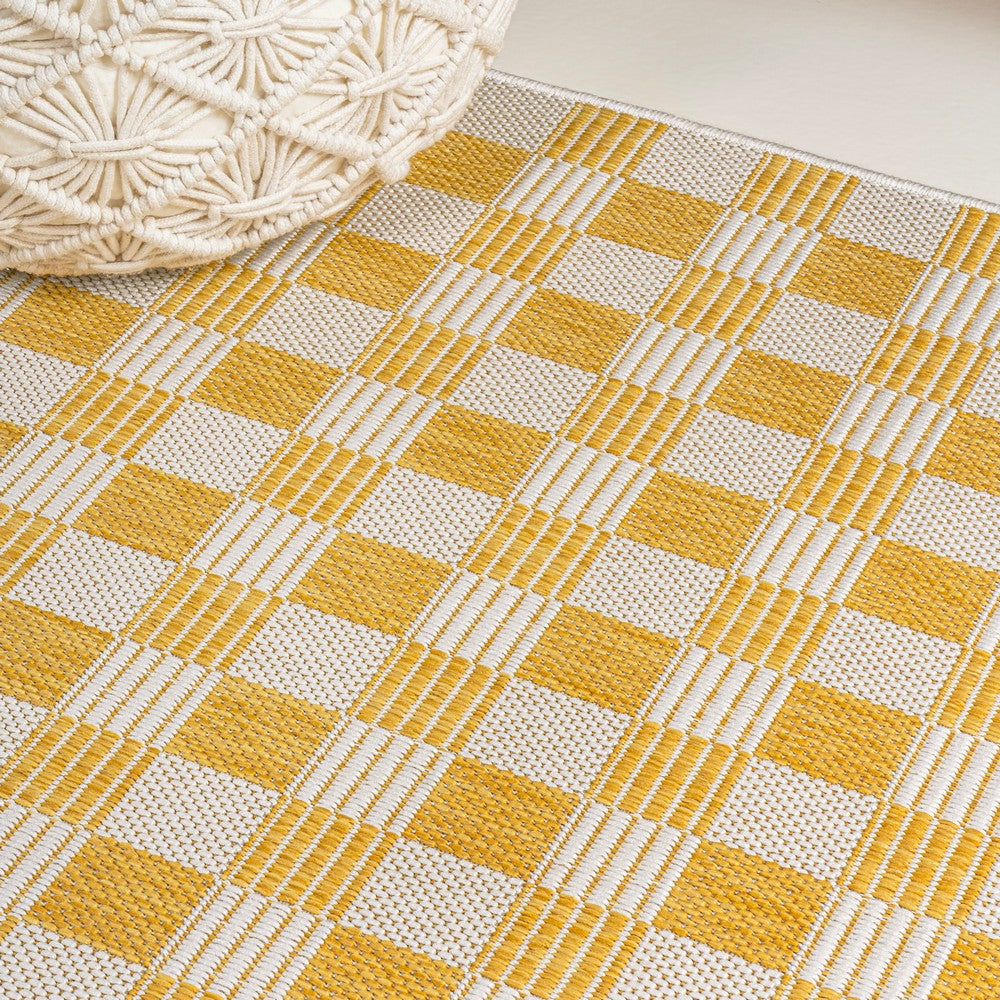 Laurel Traditional Cottage Checkerboard Indoor/Outdoor Area Rug