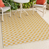 Laurel Traditional Cottage Checkerboard Indoor/Outdoor Area Rug