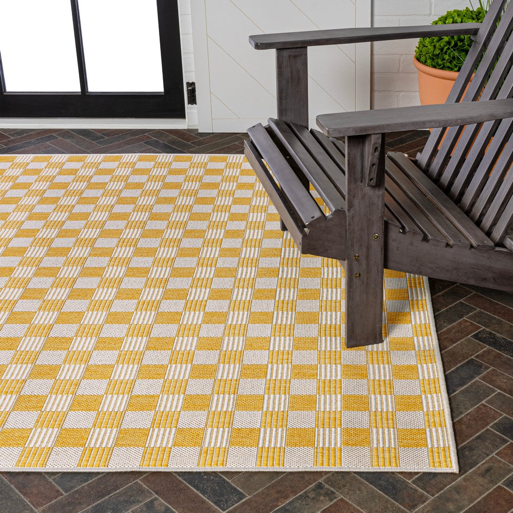 Laurel Traditional Cottage Checkerboard Indoor/Outdoor Area Rug