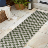 Laurel Traditional Cottage Checkerboard Indoor/Outdoor Area Rug