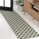 Laurel Traditional Cottage Checkerboard Indoor/Outdoor Area Rug